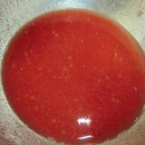 トマトのニンニクマヨスープ
